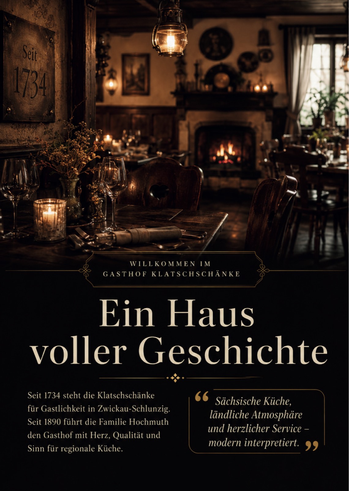 Gasthof Klatschschänke — Broschüre, Seite 2