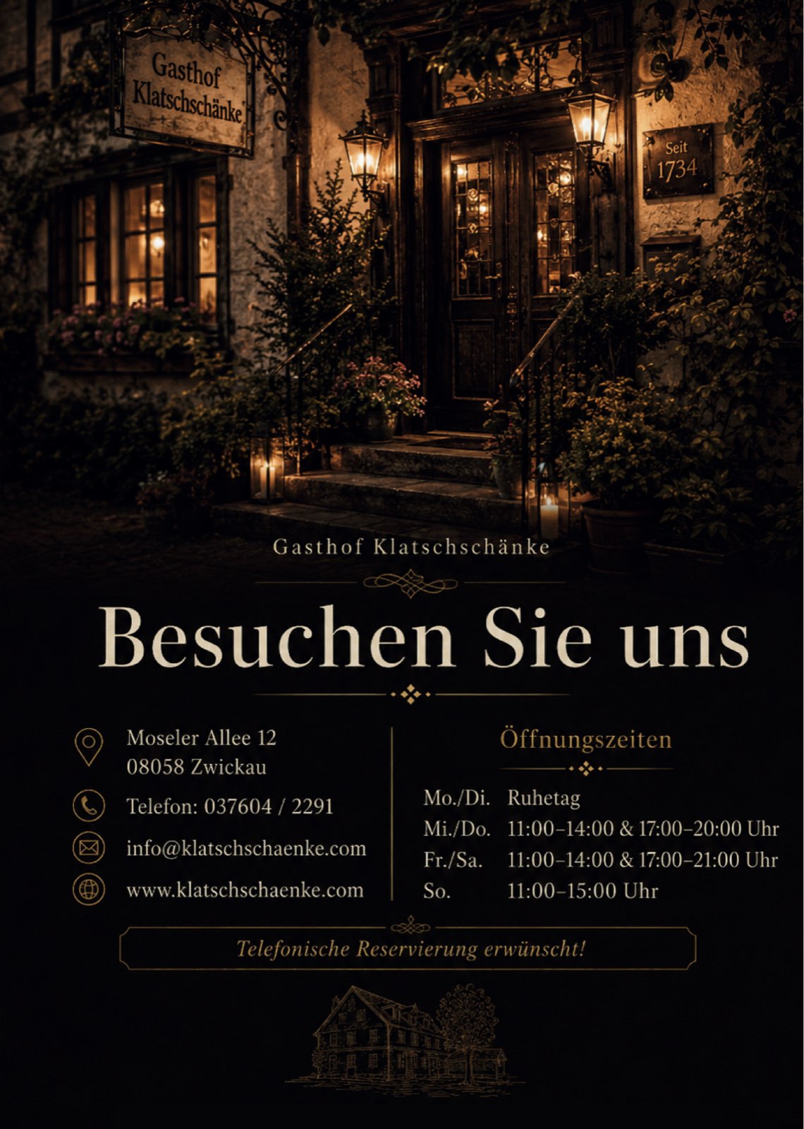 Gasthof Klatschschänke — Broschüre, Seite 8