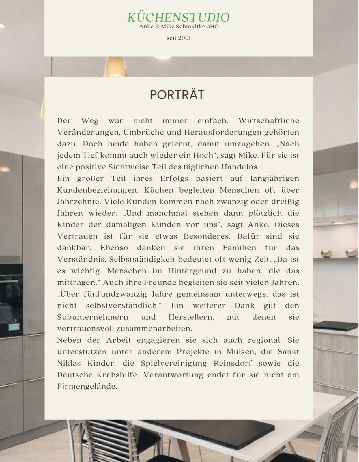 Küchenstudio Dross & Schaffer — Broschüre, Seite 6