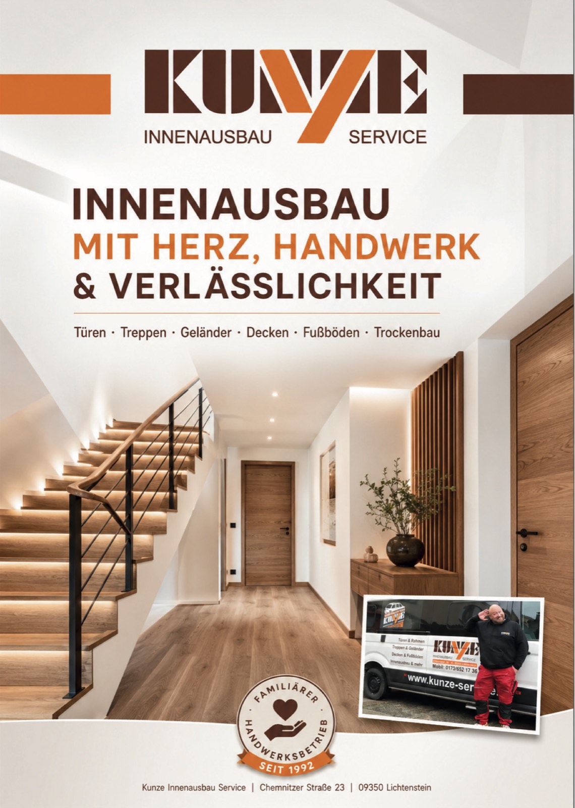 Broschürentitel: Kunze Innenausbau