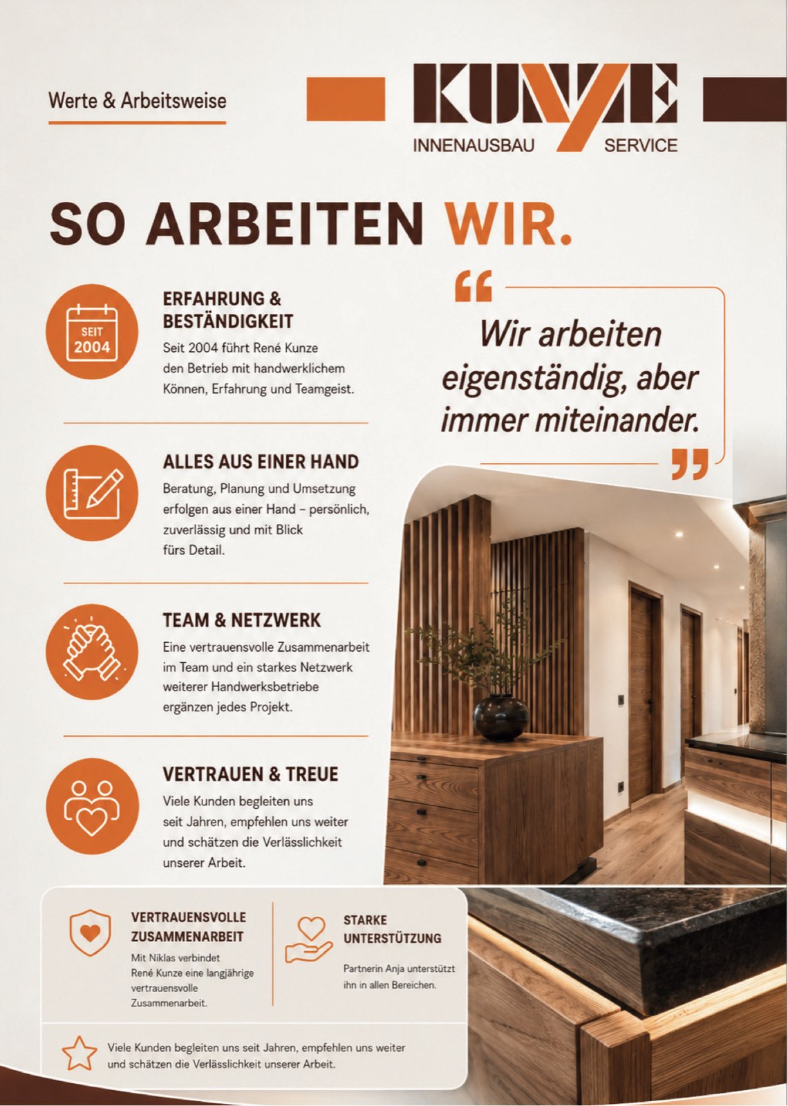 Kunze Innenausbau — Broschüre, Seite 5