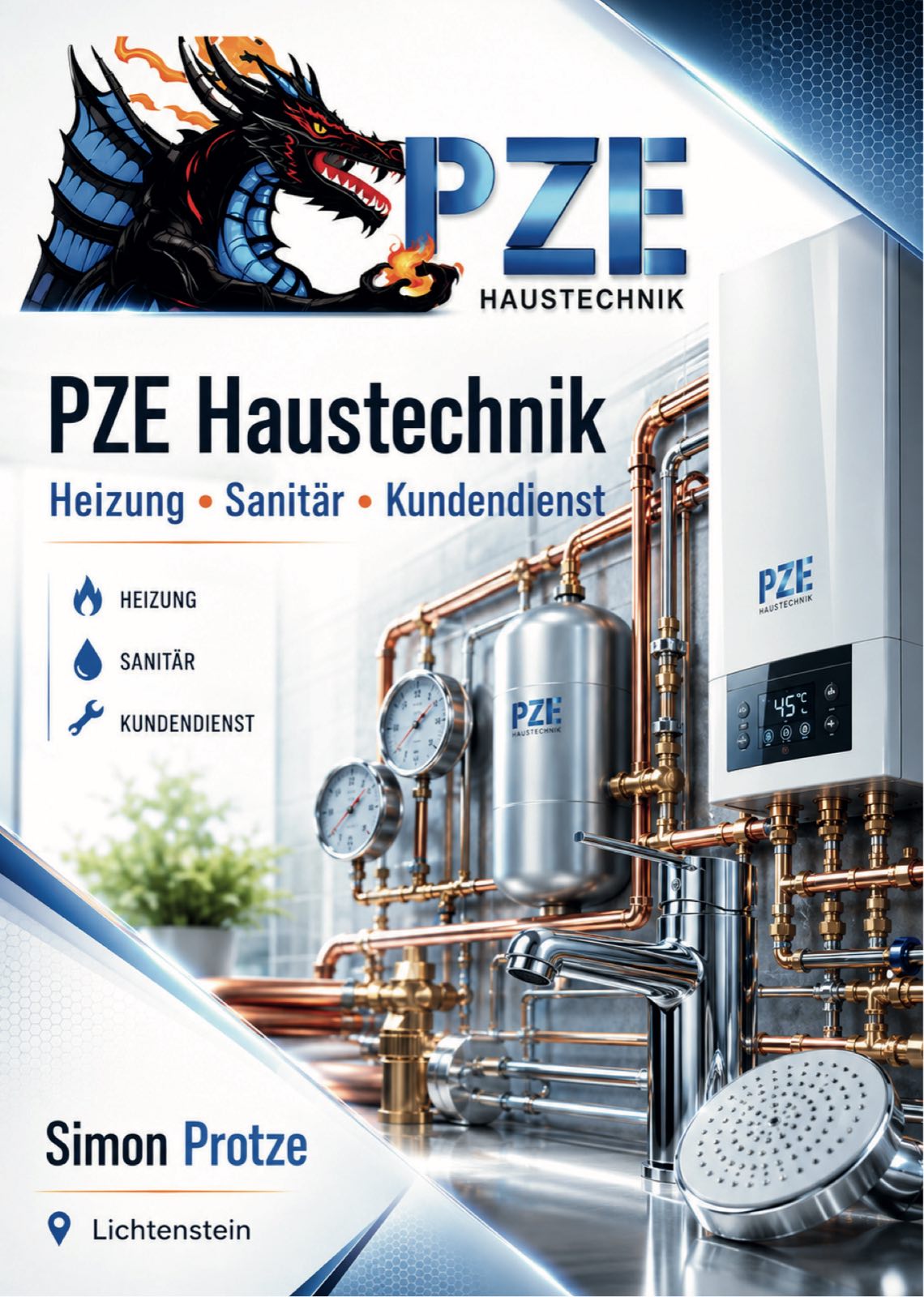 Broschürentitel: PZE Haustechnik