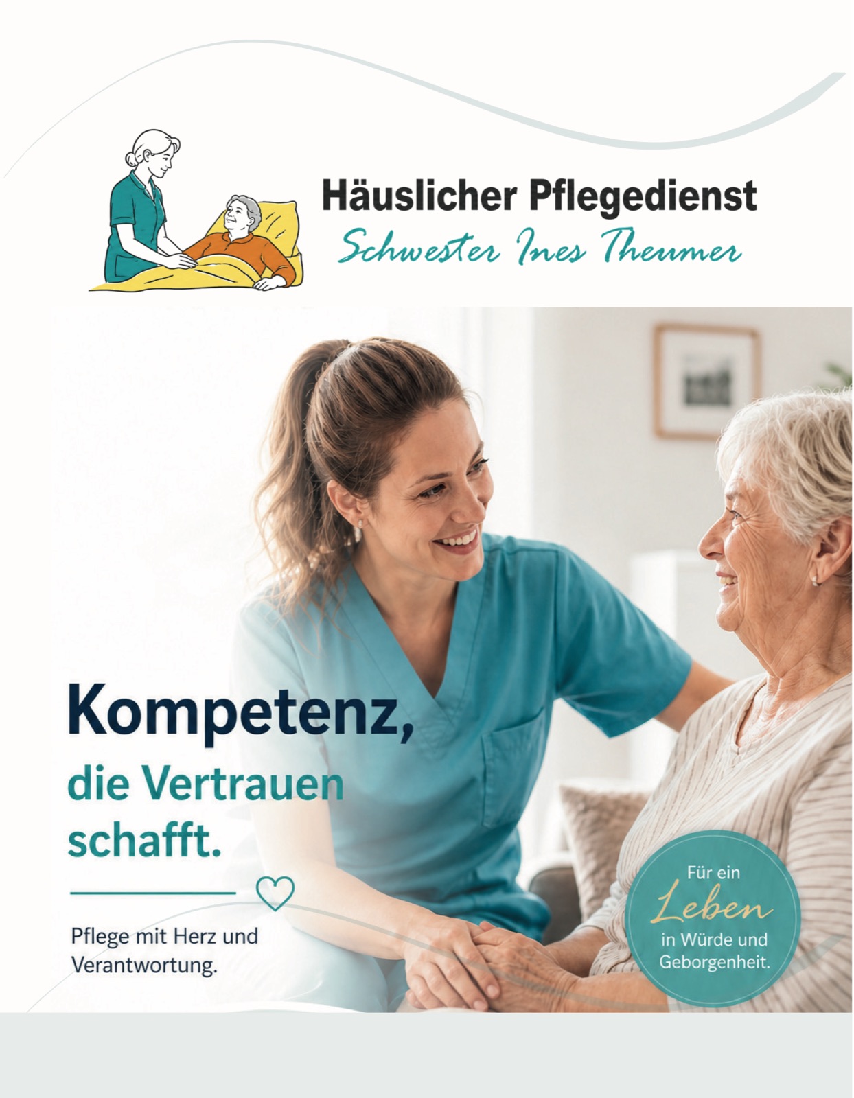 Broschürentitel: Schwester Ines Theumer