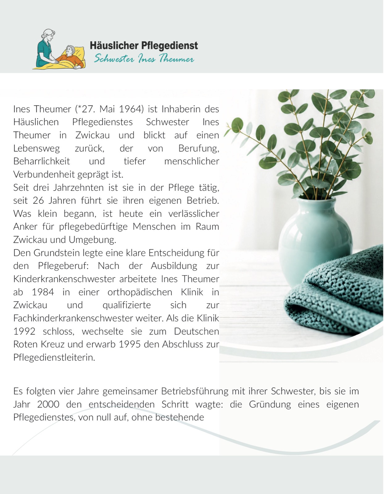 Schwester Ines Theumer — Broschüre, Seite 4