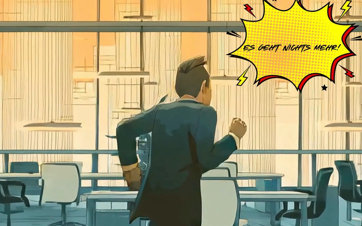 Standbild aus einem Comicspot.