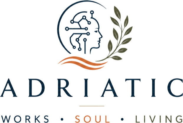 Logo von Adriatic — Works · Soul · Living